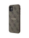 Wholesale Guess GUHMN61G4GFRW Apple iPhone 11 / XR hardcase 4G Collection Leather Metal Logo MagSafe brown - GUE3207 - {ean13} - Hurt
