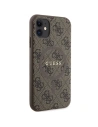 Wholesale Guess GUHMN61G4GFRW Apple iPhone 11 / XR hardcase 4G Collection Leather Metal Logo MagSafe brown - GUE3207 - {ean13} - Hurt