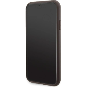 Hurtownia GSM - Etui Guess GUHMN61G4GFRW Apple iPhone 11 / XR keménytok 4G Kollekció Bőr Fém Logo MagSafe barna/brown - GUE3207 - {ean13} - Hurt
