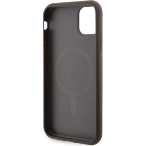 Wholesale Guess GUHMN61G4GFRW Apple iPhone 11 / XR hardcase 4G Collection Leather Metal Logo MagSafe brown - GUE3207 - {ean13} - Hurt