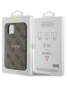 Wholesale Guess GUHMN61G4GFRW Apple iPhone 11 / XR hardcase 4G Collection Leather Metal Logo MagSafe brown - GUE3207 - {ean13} - Hurt