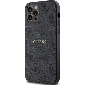 Hurtownia GSM - Etui Guess GUHMP12MG4GFRK Apple iPhone 12 / 12 Pro hardcase 4G Collection Leather Metal Logo MagSafe černý/black - GUE3208 - {ean13} - Hurt