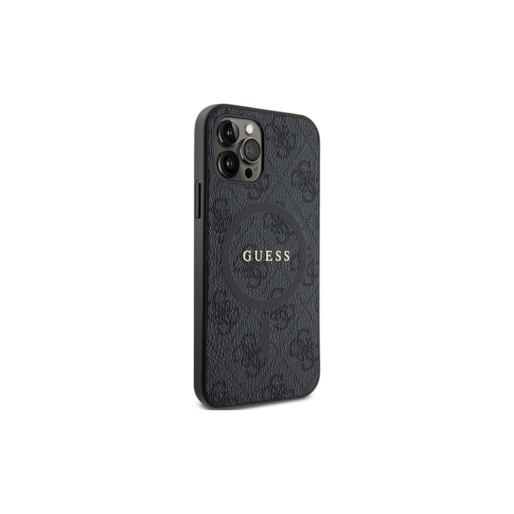 Hurtownia GSM - Etui Guess GUHMP12MG4GFRK Apple iPhone 12 / 12 Pro hardcase 4G Collection Leather Metal Logo MagSafe fekete/black - GUE3208 - {ean13} - Hurt