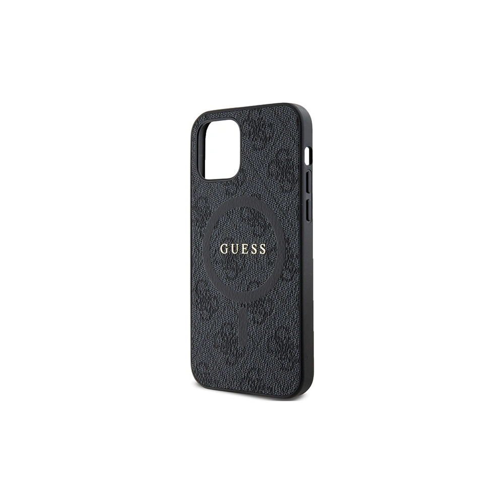 Hurtownia GSM - Etui Guess GUHMP12MG4GFRK Apple iPhone 12 / 12 Pro hardcase 4G Collection Leather Metal Logo MagSafe fekete/black - GUE3208 - {ean13} - Hurt