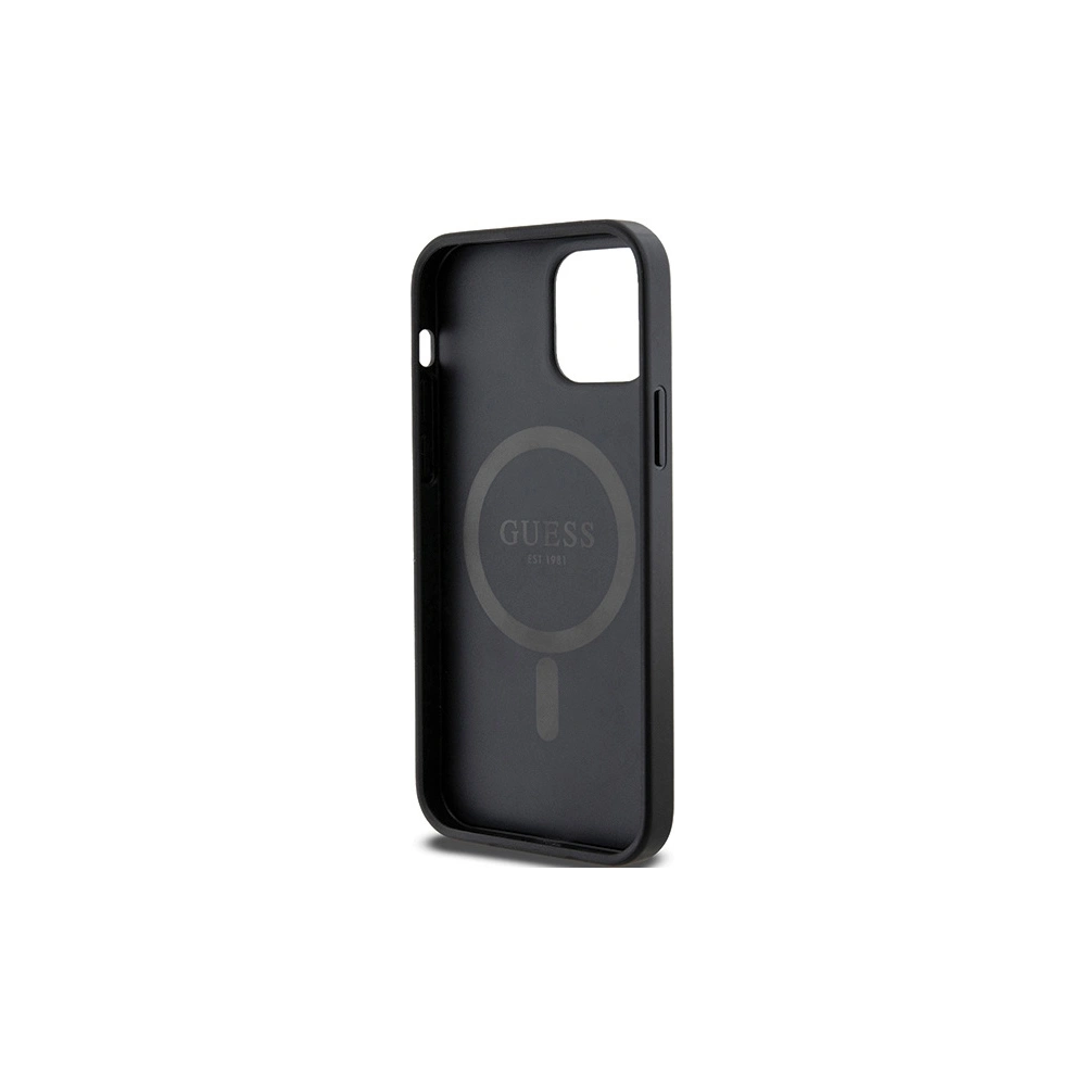 Hurtownia GSM - Etui Guess GUHMP12MG4GFRK Apple iPhone 12 / 12 Pro hardcase 4G Collection Leather Metal Logo MagSafe fekete/black - GUE3208 - {ean13} - Hurt