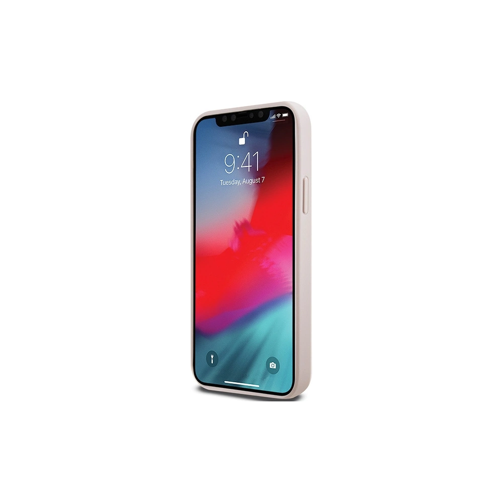 Hurtownia GSM - Etui Guess GUHMP12MG4GFRP Apple iPhone 12 / 12 Pro kemény tok 4G Kollekció Bőr Fém Logo MagSafe rózsaszín/pink - GUE3209 - {ean13} - Hurt