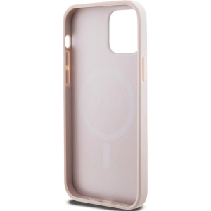 Hurtownia GSM - Etui Guess GUHMP12MG4GFRP Apple iPhone 12 / 12 Pro hardcase 4G Collection Leather Metal Logo MagSafe růžový/pink - GUE3209 - {ean13} - Hurt