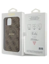 Hurtownia GSM - Etui Guess GUHMP12MG4GFRW Apple iPhone 12 / 12 Pro hardcase 4G Collection Leather Metal Logo MagSafe brązowy/brown - GUE3210 - {ean13} - Hurt