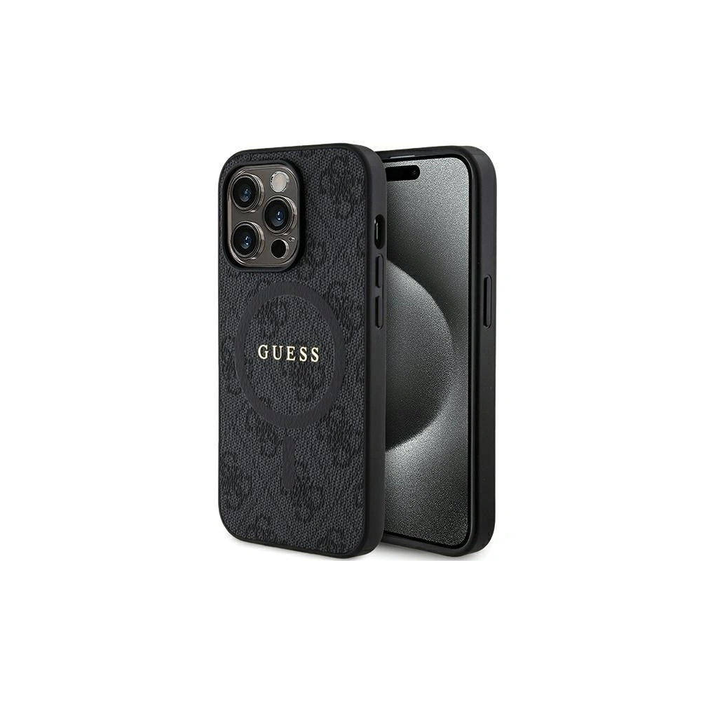 Hurtownia GSM - Etui Guess GUHMP13LG4GFRK Apple iPhone 13 / 13 Pro hardcase 4G Collection Leather Metal Logo MagSafe černý/black - GUE3211 - {ean13} - Hurt