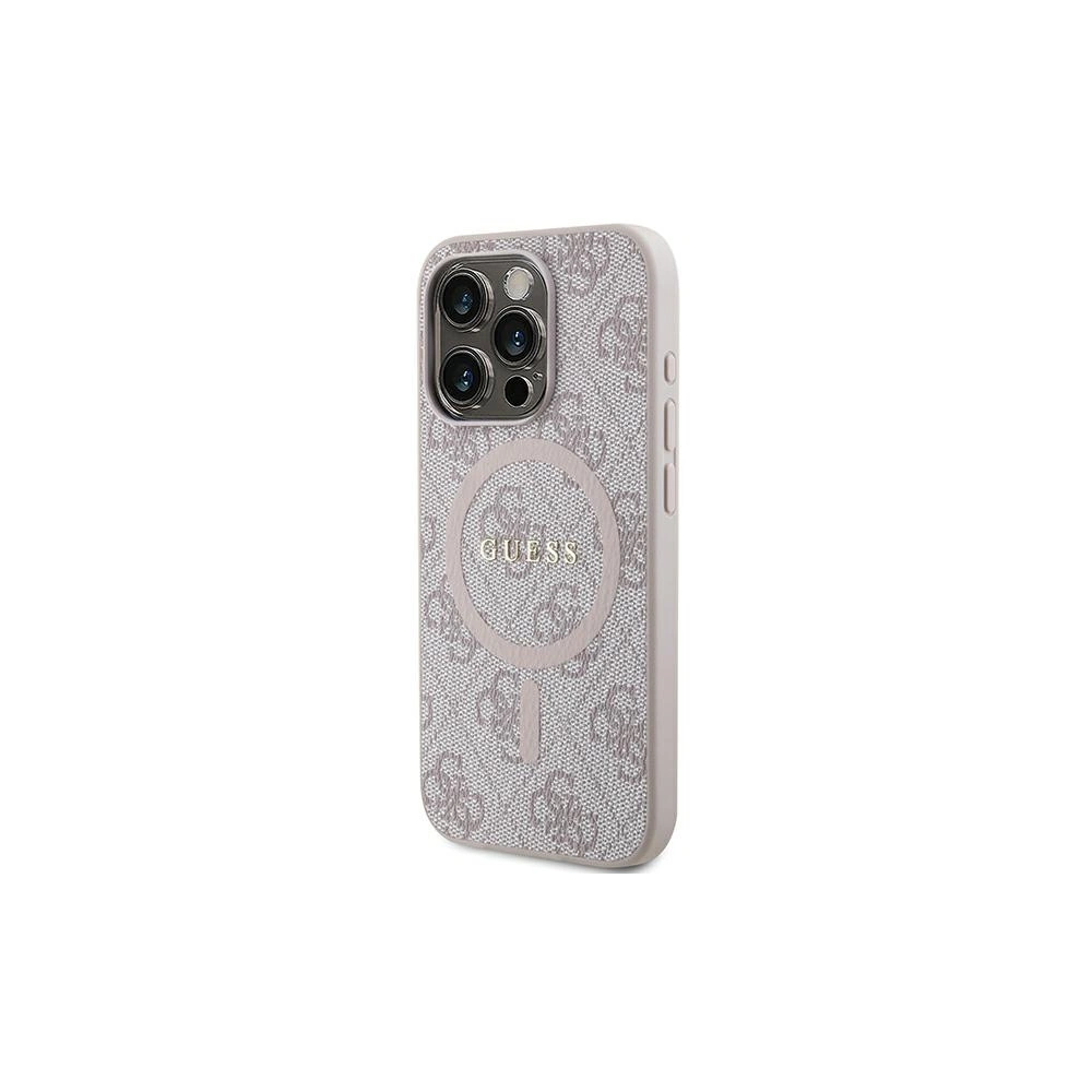 Hurtownia GSM - Etui Guess GUHMP13LG4GFRP Apple iPhone 13 / 13 Pro hardcase 4G Collection Leather Metal Logo MagSafe roz/pink - GUE3212 - {ean13} - Hurt