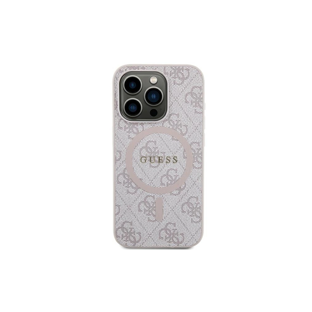 Hurtownia GSM - Etui Guess GUHMP13LG4GFRP Apple iPhone 13 / 13 Pro hardcase 4G Collection Leather Metal Logo MagSafe roz/pink - GUE3212 - {ean13} - Hurt
