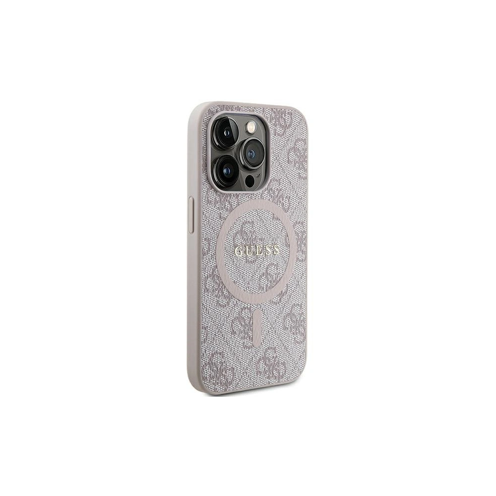 Hurtownia GSM - Etui Guess GUHMP13LG4GFRP Apple iPhone 13 / 13 Pro hardcase 4G Collection Leather Metal Logo MagSafe roz/pink - GUE3212 - {ean13} - Hurt