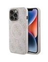 Guess GUHMP13XG4GFRP Apple iPhone 13 Pro Max hardcase 4G Collection Leather Metal Logo MagSafe pink