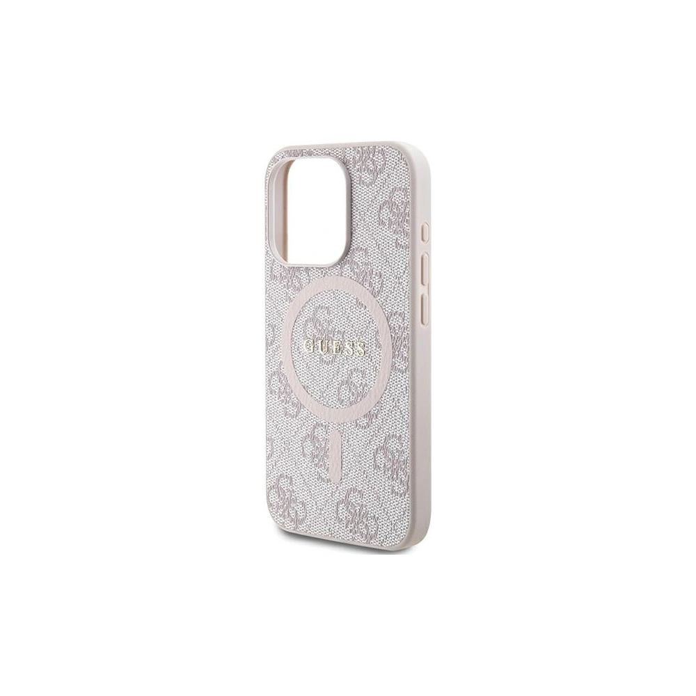 Hurtownia GSM - Etui Guess GUHMP13XG4GFRP Apple iPhone 13 Pro Max hardcase Colecția 4G Piele Metal Logo MagSafe roz/pink - GUE3215 - {ean13} - Hurt
