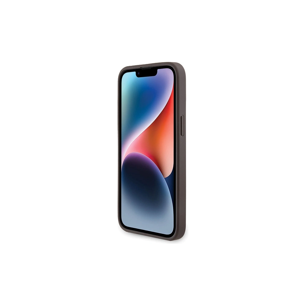 Etui Guess GUHMP13XG4GFRW Apple iPhone 13 Pro Max hardver 4G Kollekció Bőr Fém Logó MagSafe barna/brown