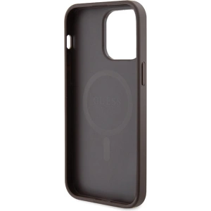 Hurtownia GSM - Etui Guess GUHMP13XG4GFRW Apple iPhone 13 Pro Max hardcase 4G Collection Leather Metal Logo MagSafe hnědý/brown - GUE3216 - {ean13} - Hurt