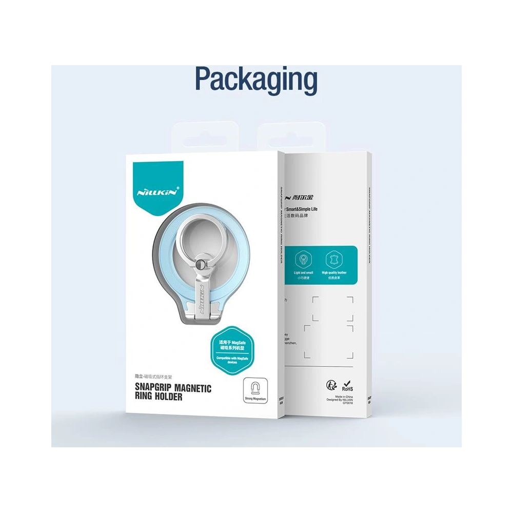 Hurtownia GSM - Uchwyt pierścieniowy Nillkin SnapGrip Magnetic Ring Holder MagSafe albastru deschis/light blue - NLK1425 - {ean13} - Hurt