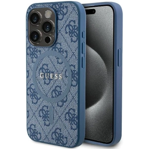 Hurtownia GSM - Etui Guess GUHMP14LG4GFRB Apple iPhone 14 Pro hardcase 4G Collection Leather Metal Logo MagSafe albastre/blue - GUE3217 - {ean13} - Hurt