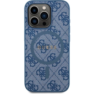 Hurtownia GSM - Etui Guess GUHMP14LG4GFRB Apple iPhone 14 Pro hardcase 4G Collection Leather Metal Logo MagSafe albastre/blue - GUE3217 - {ean13} - Hurt