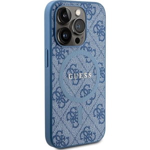 Hurtownia GSM - Etui Guess GUHMP14LG4GFRB Apple iPhone 14 Pro hardcase 4G Collection Leather Metal Logo MagSafe albastre/blue - GUE3217 - {ean13} - Hurt