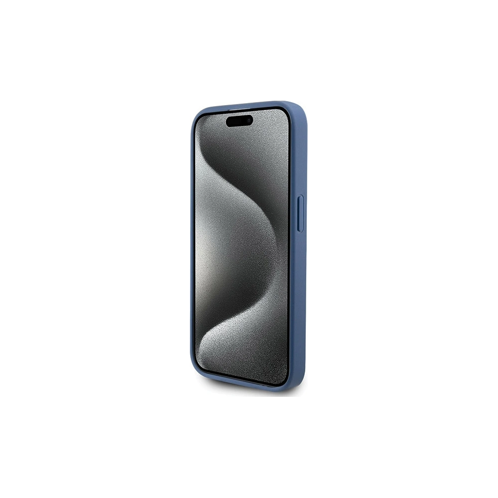 Hurtownia GSM - Case Guess GUHMP14LG4GFRB Apple iPhone 14 Pro Hardcase 4G Collection Leder Metall-Logo MagSafe blau/blue - GUE3217 - {ean13} - Hurt