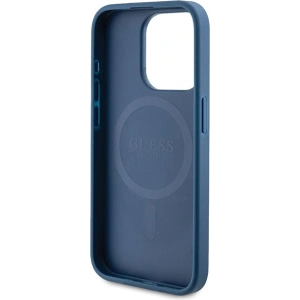 Wholesale Guess GUHMP14LG4GFRB Apple iPhone 14 Pro hardcase 4G Collection Leather Metal Logo MagSafe blue - GUE3217 - {ean13} - Hurt