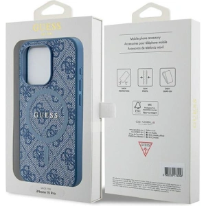 Hurtownia GSM - Etui Guess GUHMP14LG4GFRB Apple iPhone 14 Pro hardcase 4G Collection Leather Metal Logo MagSafe albastre/blue - GUE3217 - {ean13} - Hurt