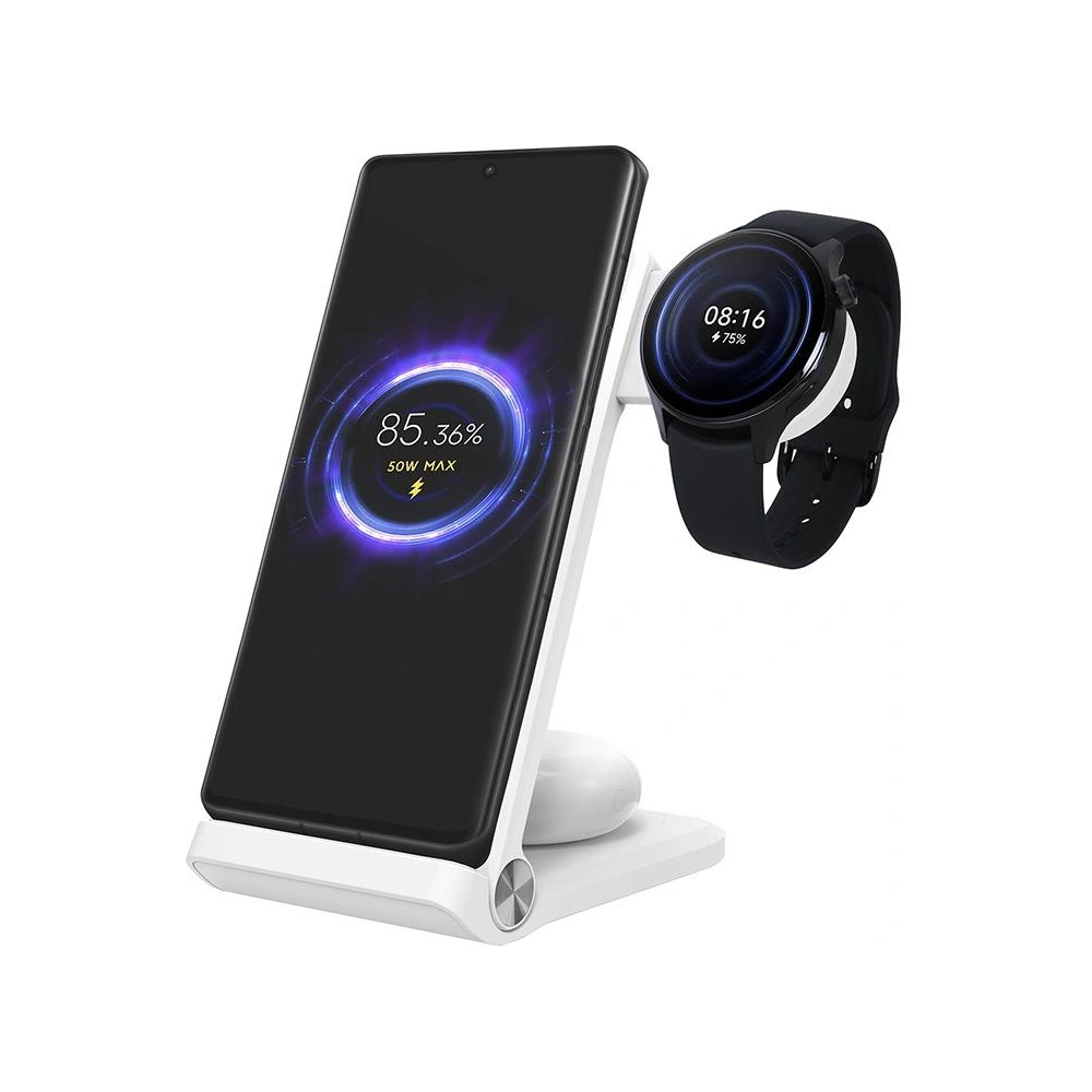 Hurtownia GSM - Ładowarka indukcyjna 3w1 Nillkin PowerTrio 3-in-1 Wireless Charging z wymiennymi modułami do ładowania zegarków - NLK1431 - {ean13} - Hurt