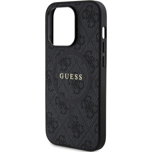 Etui Guess GUHMP14XG4GFRK Apple iPhone 14 Pro Max hardcase 4G Collection Leather Metal Logo MagSafe czarne/black