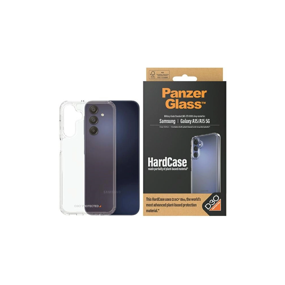 Hurtownia GSM - Case PanzerGlass HardCase Samsung Galaxy A15 4G / A15 5G D3O transparent - PZG587 - {ean13} - Hurt