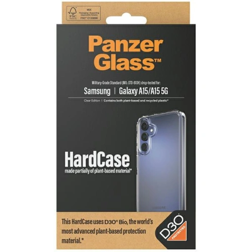 Etui PanzerGlass HardCase Samsung Galaxy A15 4G / A15 5G D3O transparent