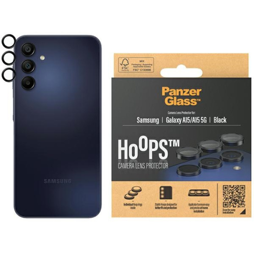 PanzerGlass Distributor - 5711724012242 - PZG589 - PanzerGlass Hoops Camera Samsung Galaxy A15 4G / A15 5G black - B2B homescreen