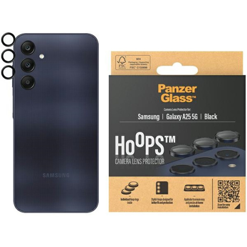 PanzerGlass Distributor - 5711724012259 - PZG590 - PanzerGlass Hoops Camera Samsung Galaxy A25 5G black - B2B homescreen