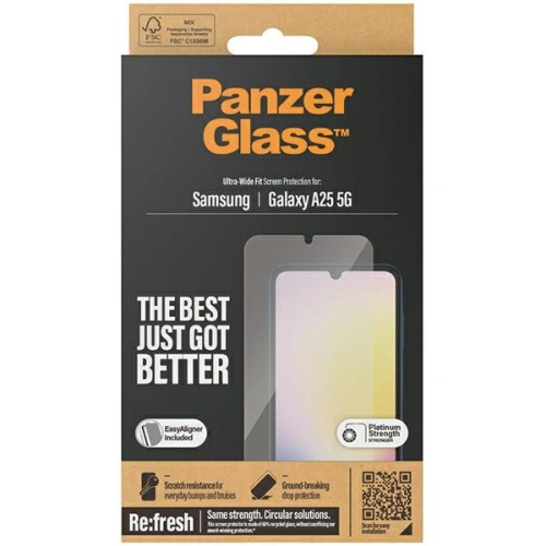 Szkło hartowane PanzerGlass Ultra-Wide Fit Samsung Galaxy A25 5G 5G Screen Protection