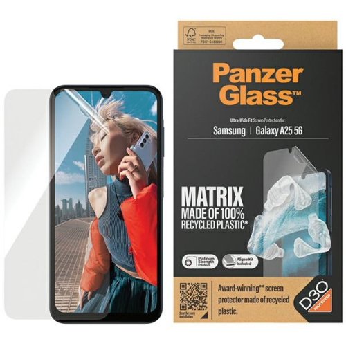 PanzerGlass Distributor - 5711724073601 - PZG594 - PanzerGlass Ultra-Wide Fit Samsung Galaxy A25 5G D3O Screen Protection - B2B homescreen