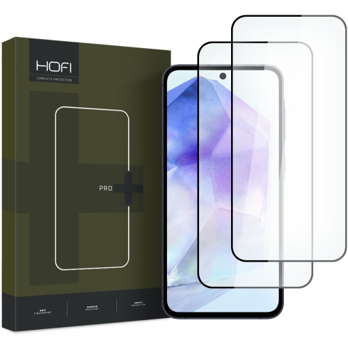 Hofi Distributor - 5906203691845 - HOFI463 - Hofi Glass Pro+ Samsung Galaxy A35 / A55 5G Black [2 PACK] - B2B homescreen