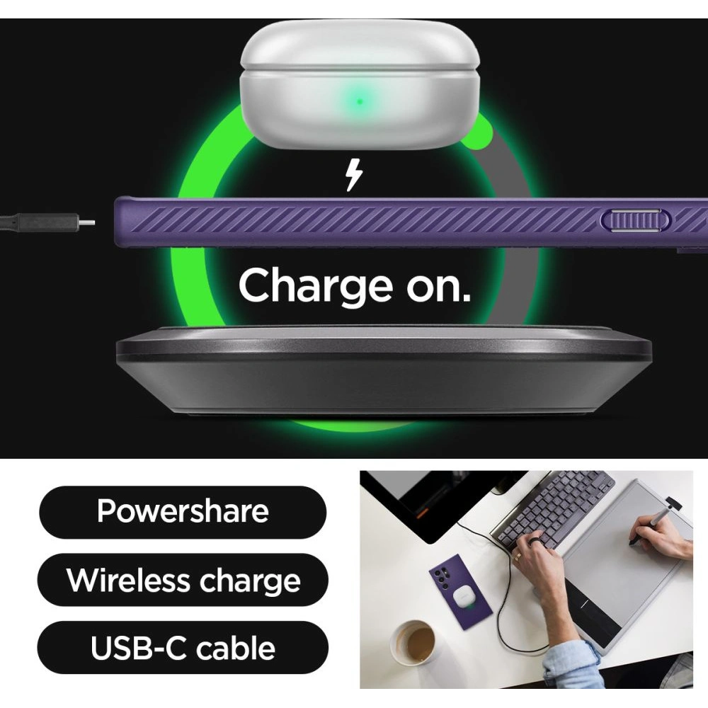 Hurtownia GSM - Case Spigen Liquid Air Samsung Galaxy S24 Ultra Deep Purple - SPN3332 - {ean13} - Hurt