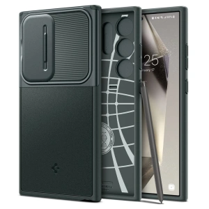 Hurtownia GSM - Case Spigen Optik Armor Samsung Galaxy S24 Ultra Abyss Green - SPN3333 - {ean13} - Hurt