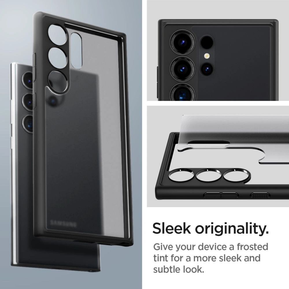 Hurtownia GSM - Case Spigen Ultra Hybrid Samsung Galaxy S24 Ultra Frost Black - SPN3334 - {ean13} - Hurt