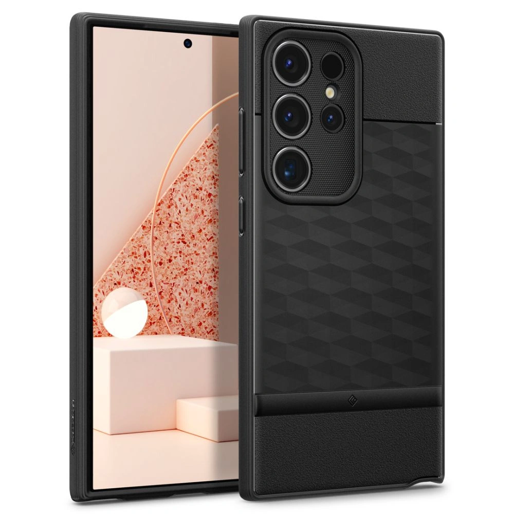 Hurtownia GSM - Etui Caseology Parallax Samsung Galaxy S24 Ultra Matt Fekete - SPN3335 - {ean13} - Hurt
