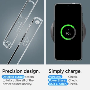 Wholesale Spigen Liquid Crystal Samsung Galaxy S24+ Plus Crystal Clear - SPN3336 - {ean13} - Hurt