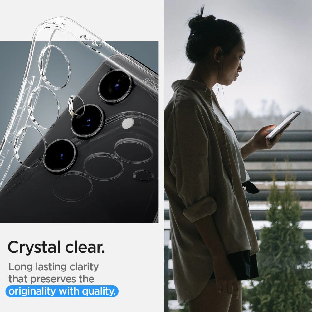 Wholesale Spigen Liquid Crystal Samsung Galaxy S24+ Plus Crystal Clear - SPN3336 - {ean13} - Hurt