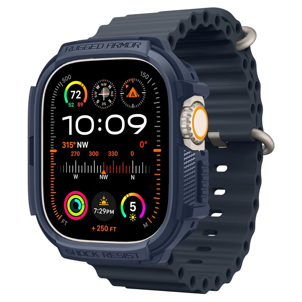 Hurtownia GSM - Etui Spigen Rugged Armor Apple Watch Ultra 1/2 49mm Námořnická modř - SPN3337 - {ean13} - Hurt