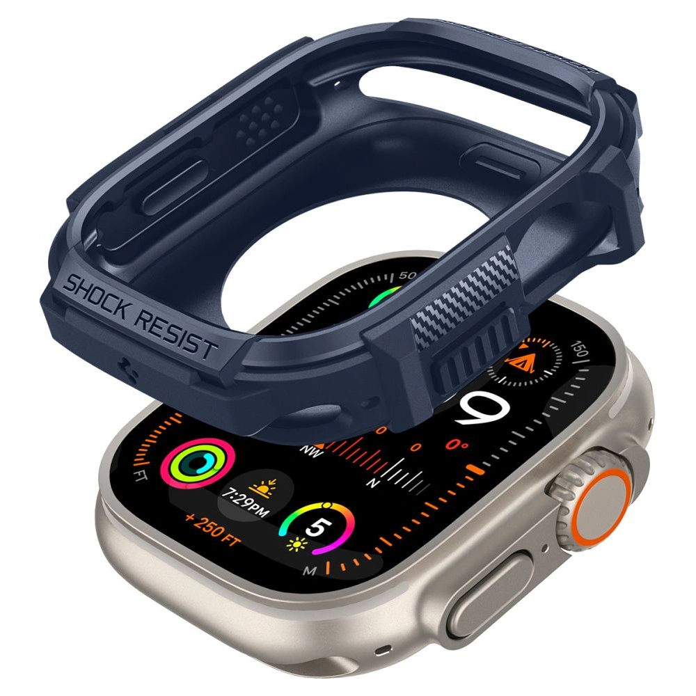 Hurtownia GSM - Etui Spigen Rugged Armor Apple Watch Ultra 1/2 49mm Námořnická modř - SPN3337 - {ean13} - Hurt