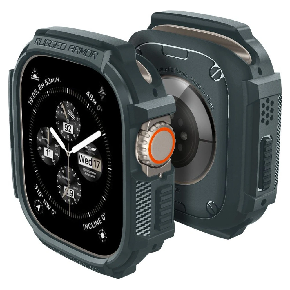 Wholesale Case Spigen Rugged Armor Apple Watch Ultra 1/2 49mm Abyss Green - SPN3338 - {ean13} - Hurt