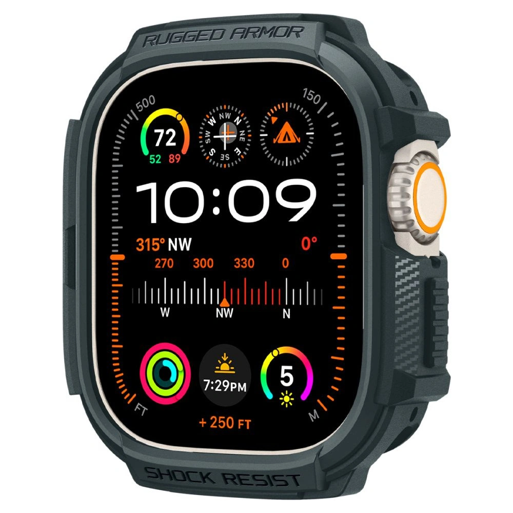 Wholesale Case Spigen Rugged Armor Apple Watch Ultra 1/2 49mm Abyss Green - SPN3338 - {ean13} - Hurt