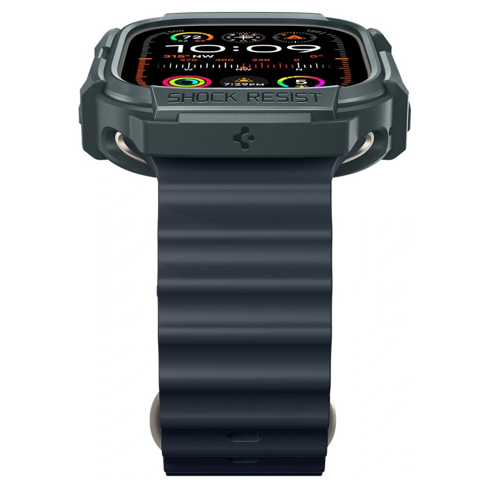 Wholesale Case Spigen Rugged Armor Apple Watch Ultra 1/2 49mm Abyss Green - SPN3338 - {ean13} - Hurt