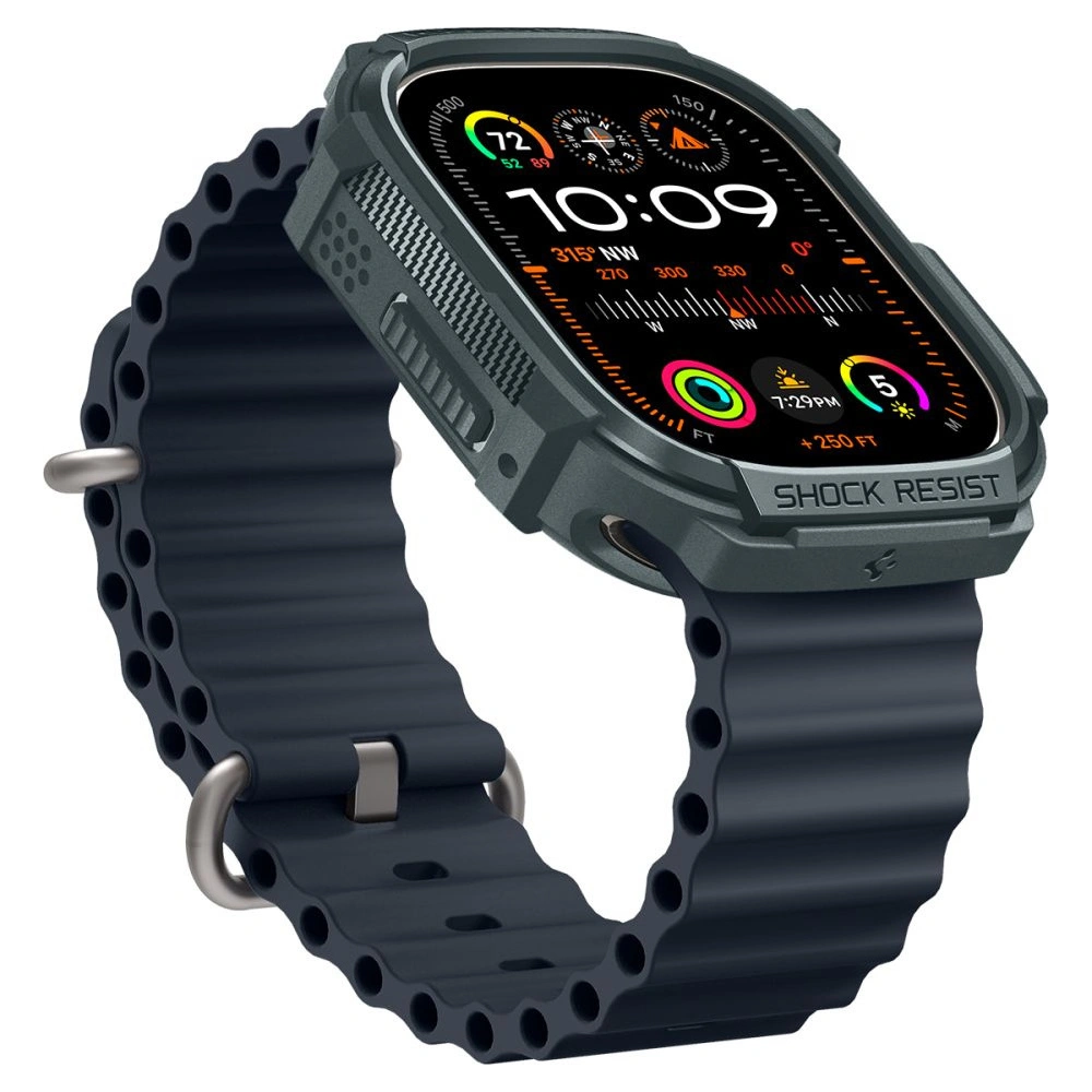 Wholesale Case Spigen Rugged Armor Apple Watch Ultra 1/2 49mm Abyss Green - SPN3338 - {ean13} - Hurt