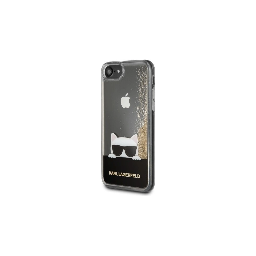 Hurtownia GSM - Karl Lagerfeld KLHCI8CHPEEGO Apple iPhone SE 2022/SE 2020/8/7 gold/złoty hard case Liquid Glitter - KLD066GLD - {ean13} - Hurt