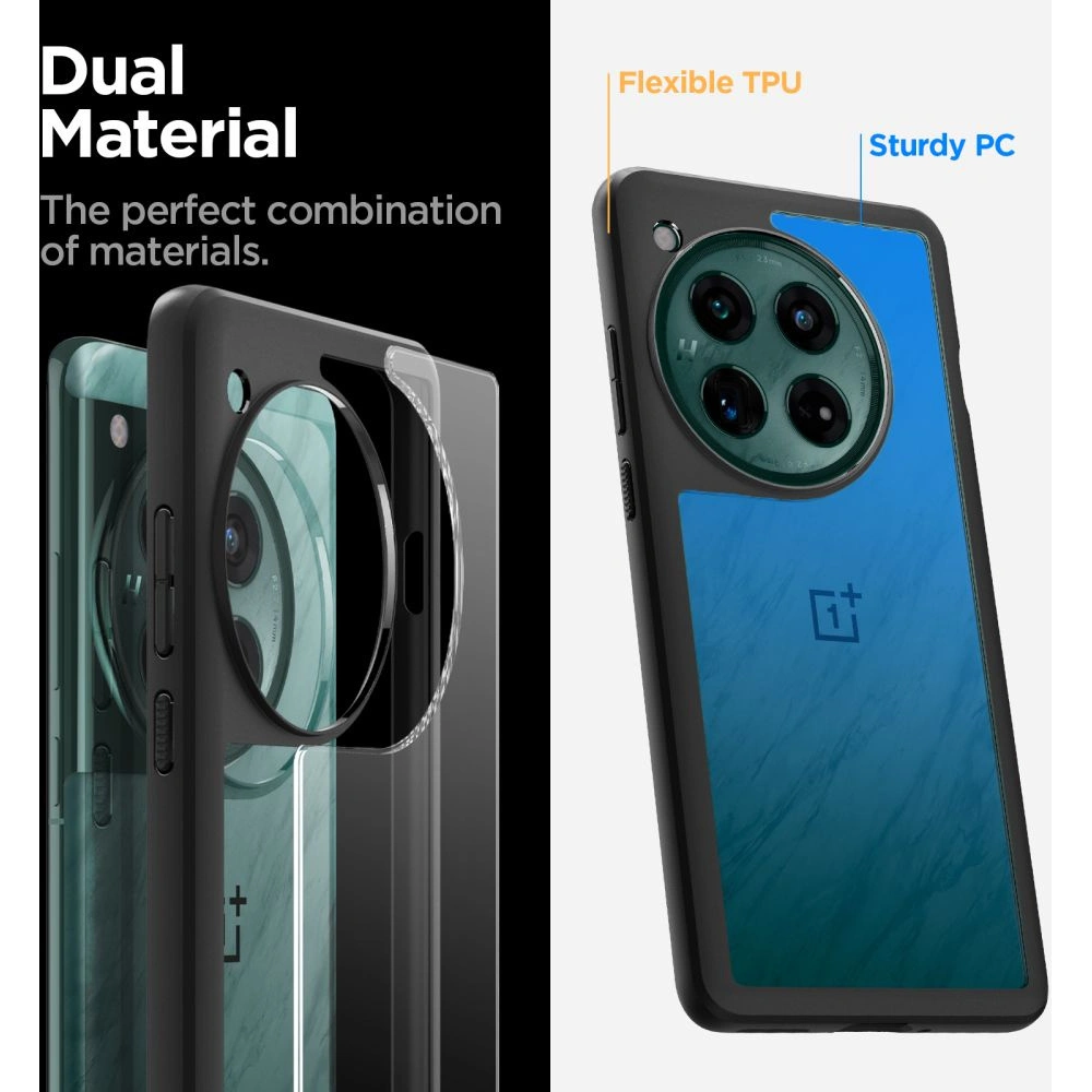 Hurtownia GSM - Etui Spigen Ultra Hybrid OnePlus 12 Matná Černá - SPN3339 - {ean13} - Hurt